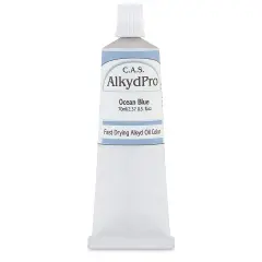 CAS AlkydPro Fast-Drying Alkyd Oil Color - Ocean Blue, 70 ml tube