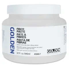 Golden Molding Paste Medium - Fiber, 32 oz jar