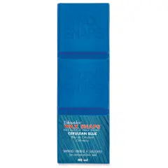 Enkaustikos Wax Snaps Encaustic Paints - Cerulean Blue, 40 ml cake