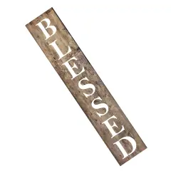 39-Inch Blessed Tall Wall Stencil | 3808 by Designer Stencils | Word & Phrase Stencils | Reusable Art Craft Stencils for Painting on Walls, Canvas, Wood | Reusable Plastic Paint Stencil for Home Makeover | Easy to Use & Clean Art Stencil