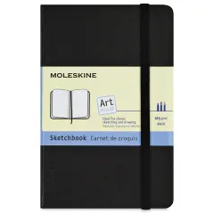 Moleskine Sketchbook - Black, Pocket, 5-1/2" x 3-1/2"