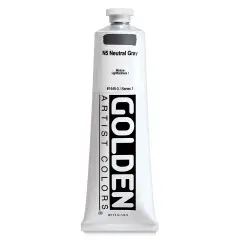 Golden Heavy Body Artist Acrylics - Neutral Gray N5, 5 oz Tube