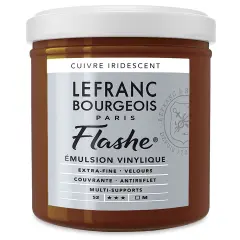 Lefranc & Bourgeois Flashe Vinyl Paint - 125 ml, Iridescent Copper