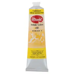 Utrecht Artists' Oil Paint - Cadmium Yellow Lemon, 150 ml tube