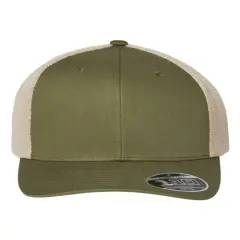 Flexfit&reg; Mesh Back Cap Olive/ Khaki
