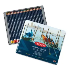 Derwent Watercolor Pencil Set - Assorted Colors, Set of 24
