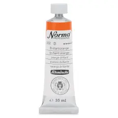 Schmincke Norma Professional Oil Paint - Brilliant Orange, 35 ml, Tube