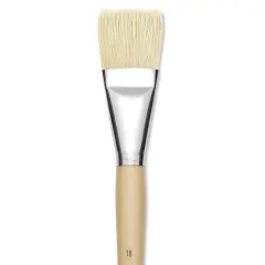 Robert Simmons Signet Bristle Brush - Broad, Long Handle, Size 18