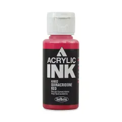 Holbein Acrylic Ink - Quinacridone Red, 30 ml