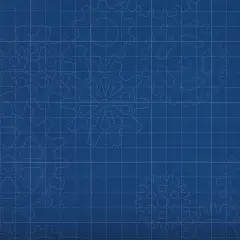 Fadeless Design Roll - 48" x 50 ft, Gears