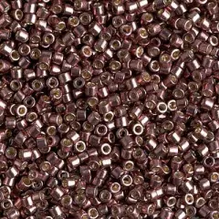 Miyuki Delica Bead 10/0, DBM1843, Duracoat Galvanized Dark Mauve