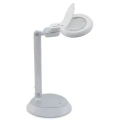 OttLite Space-Saving LED Magnifier Desk Lamp