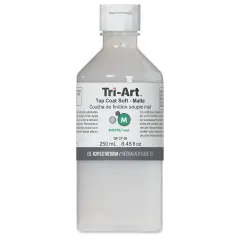 Tri-Art Top Coat Medium - Soft Matte, 8 oz, Bottle