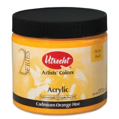 Utrecht Artists' Acrylic Paint - Cadmium Orange Hue, Pint