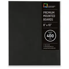 UArt Premium Sanded Pastel Paper Board - 8" x 10", Dark, 400 Grit
