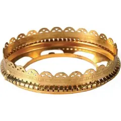 Solid Brass 4" Ball Shade Ring