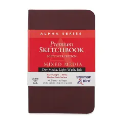 Stillman & Birn Alpha Series Sketchbook - 5-1/2" x 3-1/2", Soft Cover, 46 Sheets