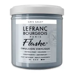 Lefranc & Bourgeois Flashe Vinyl Paint - Stone Gray, 125 ml jar