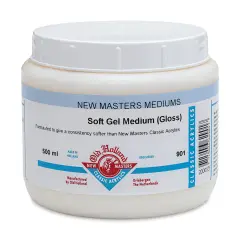 Old Holland New Masters Soft Gel Medium - Gloss, 500 ml jar