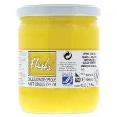 Lefranc & Bourgeois Flashe Vinyl Paint - Japanese Yellow Light, 400 ml jar