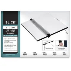Blick Portable Tabletop Drafting Board with Parallel Ruler Straight Edge - 18" x 24"