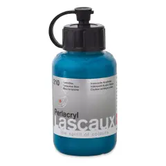 Lascaux Perlacryl Iridescent Acrylics - Turquoise Blue, 85 ml bottle
