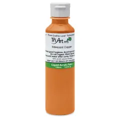 Tri-Art Liquid Artist Acrylics - Iridescent Copper, 120 ml bottle