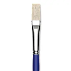 Blick Scholastic White Bristle Brush - Flat, Size 18