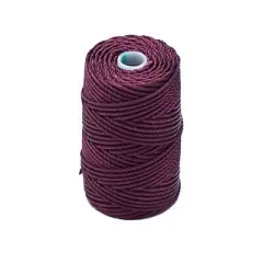 C-Lon Tex 400 Heavy Weight Bead Cord, Eggplant - 1.0mm, 36 Yard Spool
