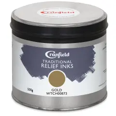 Cranfield Traditional Relief Ink - Gold, 500 g
