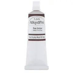 CAS AlkydPro Fast-Drying Alkyd Oil Color - Raw Umber, 70 ml tube