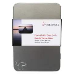 Hahnem&uuml;hle Photo Rag Baryta Inkjet Photo Cards - 5.8" x 8.3", Pkg of 30