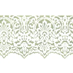 Victorian Lace Wall Stencil | 3405 by Designer Stencils | Reusable Stencils for Painting |