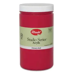 Utrecht Studio Series Acrylic Paint - Primary Red, Quart
