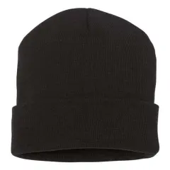 YP Classics&reg; Cuffed Beanie Warm & Stylish Fit Black