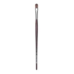 Da Vinci Grigio Synthetic Brush - Filbert, Long Handle, Size 12