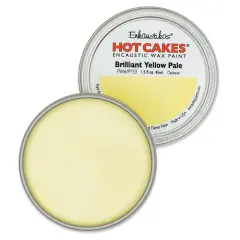 Enkaustikos Hot Cakes Encaustic Paint - Brilliant Yellow Pale, 45 ml tin