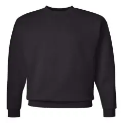 Hanes&reg; Ecosmart Crewneck Long Sleeve Sweatshirt Black