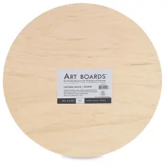 Art Boards Natural Maple Panel - 16" Round, Uncradled