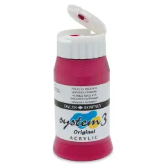 Daler-Rowney System3 Acrylic - Process Magenta, 500 ml bottle