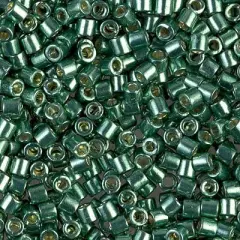 Miyuki Delica Bead 8/0, DBL1845, Duracoat Galvanized Sea Green