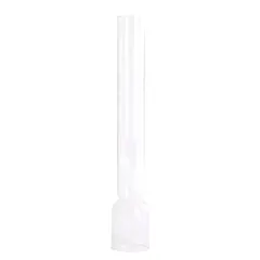 Lehman's Replacement Oil Lamp Chimney, Kosmos #8 with 1 1/2 inch Base, Clear Glass