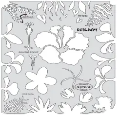 Iwata Artool Freehand Template - Tiki Master II Leilani