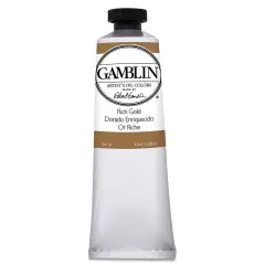 Gamblin Artist's Oil Color - Rich Gold, 37 ml tube