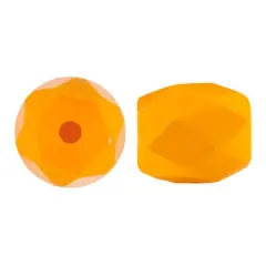 Baros Par Puca&reg; Czech glass bead, Frost Tangerine, 10 grams