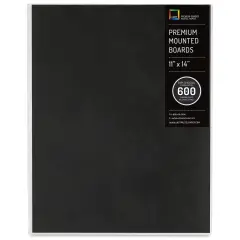 UArt Premium Sanded Pastel Paper Board - 11" x 14", Dark, 600 Grit