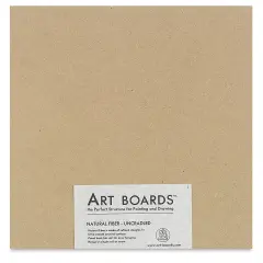 Art Boards Natural Fiber Painting Panel - 12" x 12" x 3/8", Uncradled