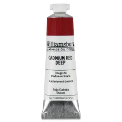 Williamsburg Handmade Oil Paints - Cadmium Red Deep, 37 ml tube