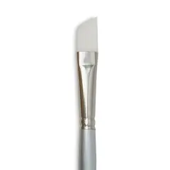 Silver Brush Silverwhite Synthetic Brush - Angular, Short Handle, 5/8"
