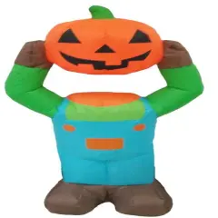 3.5' Air Blown Inflatable Halloween Pumpkin Head Boy GTH00136-42